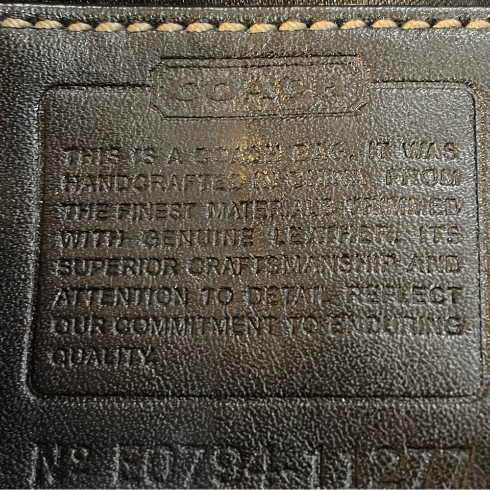 COACH Ergo Brown and Tan Designer Shoulder Bag - Picture 5 of 11